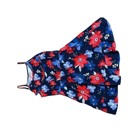 Carter's Girls Floral Summer Dress. Size 8/8A. Red/White/Blue! - Picture 3 of 3